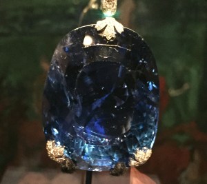 Cartier sapphire pendant
